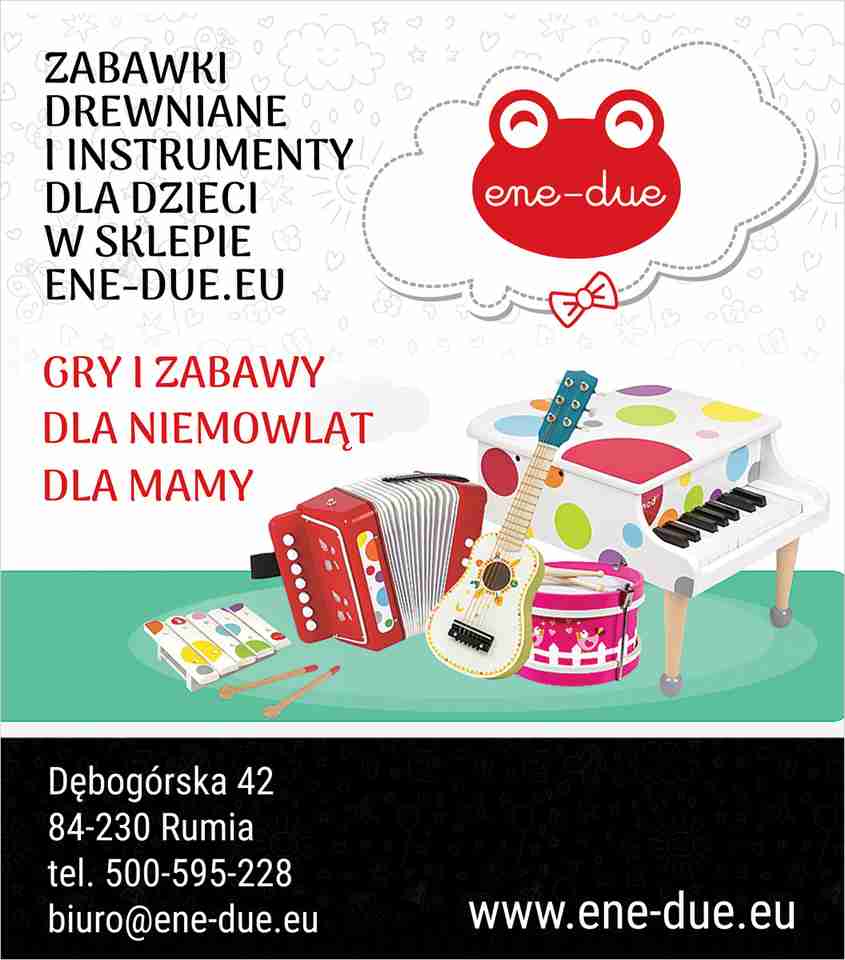 ZABAWKI EDUKACYJNE "ENE-DUE" - ubrania dla dzieci RUMIA książki dla dzieci RUMIA